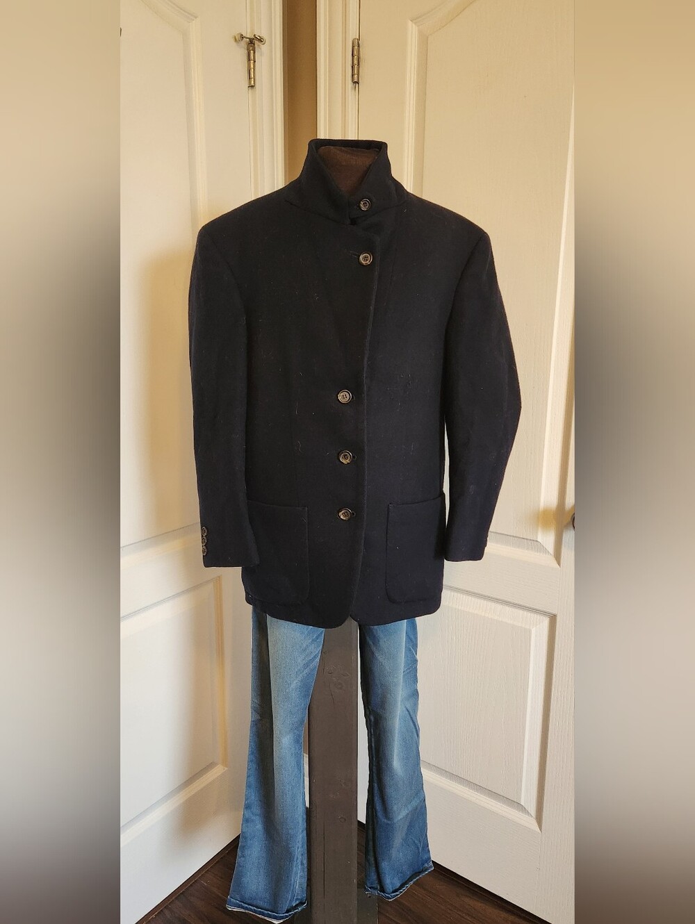 Vintage Women's LL Bean Wool Blazer/Jacket Size 4 Pet
